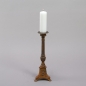 Preview: Leuchter gothisch klein, Guss, H 42 cm, Edelrost;