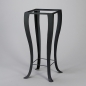 Preview: Hochtisch klein, Eisen, H 90 x 40 x 40 cm, Schwarz;
