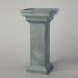 Preview: Säule, Eisen, galvanisiert,  H 130 x 40 x 40 cm;