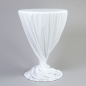 Preview: Husse Stehtisch D 80 cm, NTCS, bodenlang, Weiss;