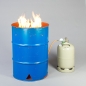Preview: Set, Fass, brennend, outdoor, Blau;