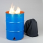 Preview: Set, Fass, brennend, outdoor, Blau;