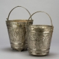 Preview: Pflanzgefäss oriental. ca. D 23 x H 30 cm, Silber;