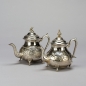 Preview: Teekanne, orientalisch, ca. H 20 x D 20 cm, Silber;