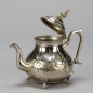 Preview: Teekanne, orientalisch, ca. H 20 x D 20 cm, Silber;