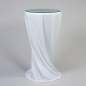 Preview: Husse Stehtisch D 60 cm, NTCS, bodenlang, Weiss;