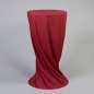 Preview: Husse Stehtisch D 60 cm, FTCS, lang, Bordeaux;