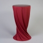 Preview: Husse Stehtisch D 60 cm, FTCS, lang, Bordeaux;