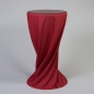 Preview: Husse Stehtisch D 60 cm, FTCS, lang, Bordeaux;