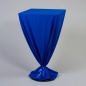 Preview: Husse Stehtisch quadratisch, 60,5 x 60,5 cm, Blau;