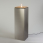 Preview: Säule Edelstahl, H 120 x 40 x 40 cm, Natur;