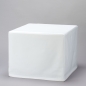 Preview: Husse Beistelltisch, 55 x 55 x H 40, Weiss;