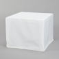 Preview: Husse Beistelltisch, 55 x 55 x H 40, Weiss;