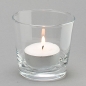 Preview: Teelichtglas konisch, H 6,5 x Do 7 x Du 6 cm, Klar;