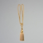 Preview: Raffhalter mit Quaste, L ca. 70 cm, Gold/Gold;