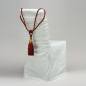 Preview: Raffhalter mit Quaste, L ca. 70 cm, Rot/Gold;