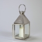 Preview: Laterne Classic, 25 x 25 x H 65 cm, Silber;