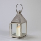 Preview: Laterne Classic, 25 x 25 x H 65 cm, Silber;