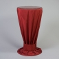 Preview: Husse Stehtisch D 60 cm, Saba, bodenlang, Bordeaux;