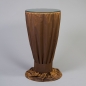 Preview: Husse Stehtisch D 60 cm, Saba, bodenlang, Braun;