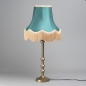 Preview: Stehleuchte, H 170 x D 60 cm, Grün/ Gold;