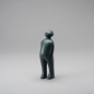 Preview: THE VISITOR S, H 23 cm, Darkgrey;