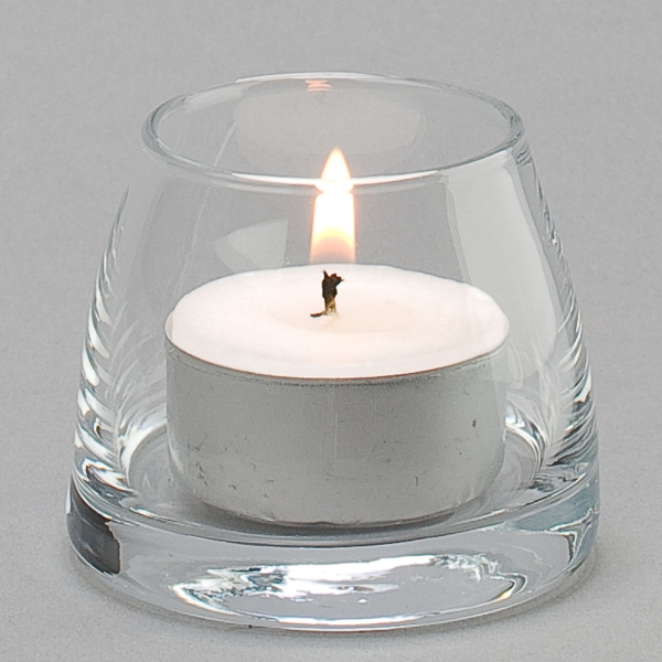 Preview: Teelichtglas Juliette, D 6 x H 5 cm, Klar;