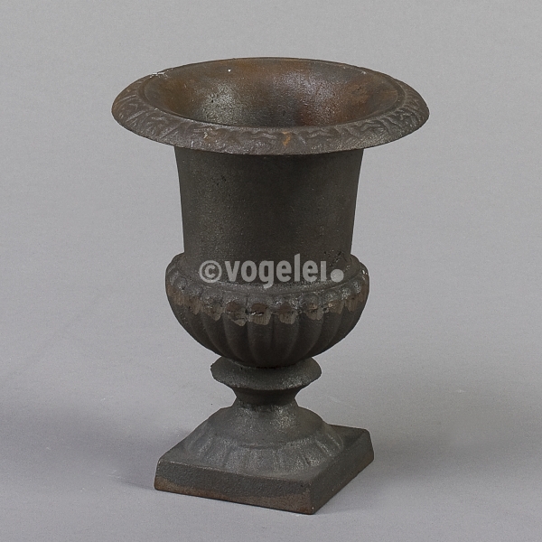 Louvre-Vase mini, Eisen, H 23 x Do 18 cm, Rost