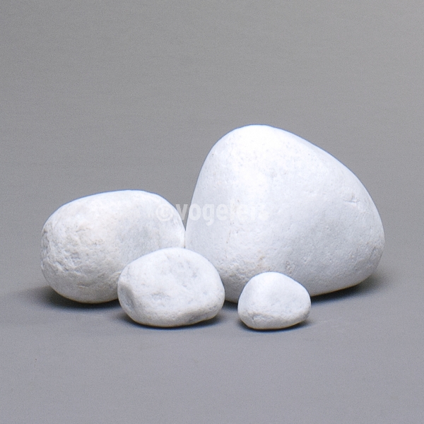 Marmorstein klein, Carrara, D. ca. 40-60 mm, Weiß