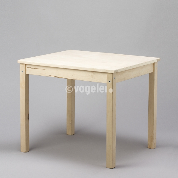 Kindertisch, Holz, ca. 60 x 50 x H 50 cm, Natur