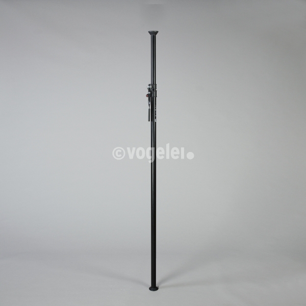 Autopole, L 210 - 370 cm, D 45/40 mm, Schwarz