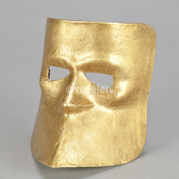 Venezianische Maske Bauta, Gold