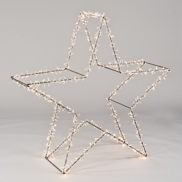 Stern XL, D 140 cm, T 41 cm, 1000 LED, Warmweiss;