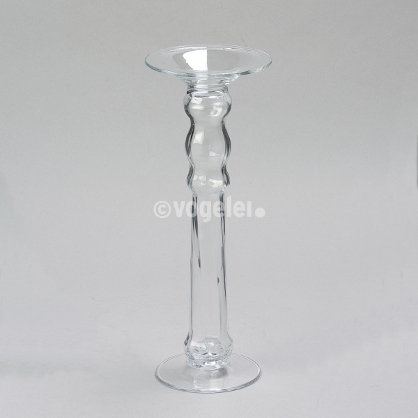 Glasleuchter Avignon klein, 1 Arm, H 37 cm, Klar