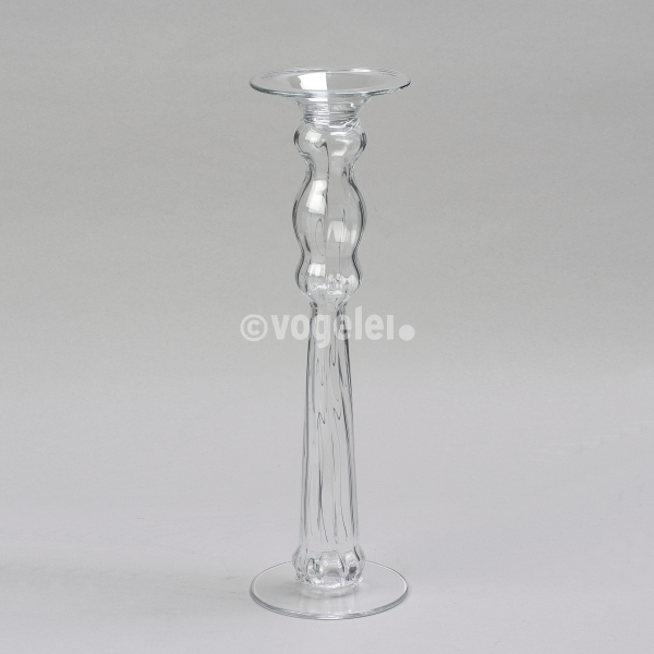 Glasleuchter Avignon gross, 1 Arm, H 54 cm, Klar
