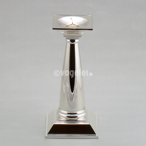 Silberleuchter, 1-flammig, H 29 cm, Silber