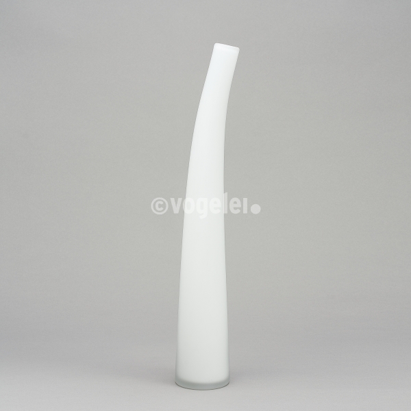 Flaschenvase 56 cm, matt, Weiss