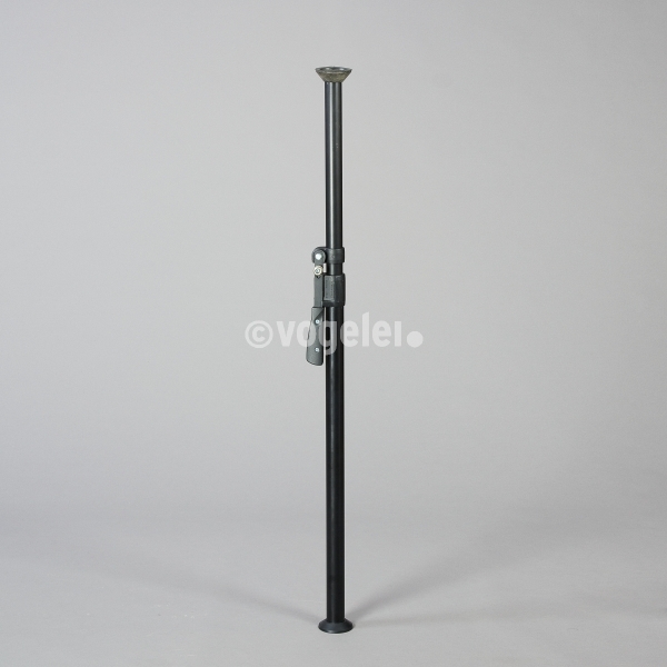 Autopole 2 Alu, L 100-170 cm, D 45/40 mm, Schwarz