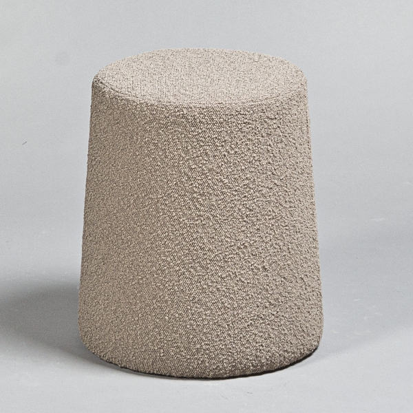 Hocker LAURYN,  D 39 x H 45, Grau-Braun;