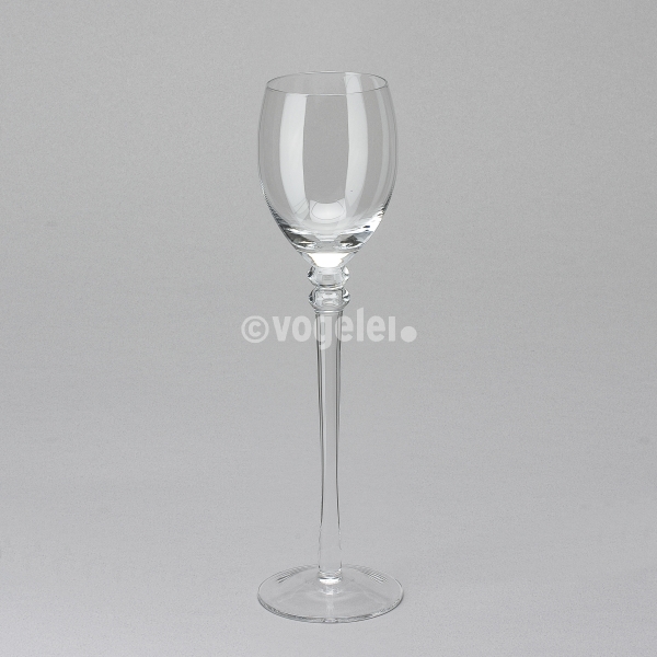 Weisswein-Glas, H 26 cm, Do 6 x Du 8 cm, Klar