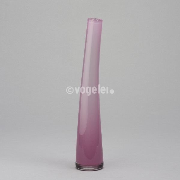 Flaschenvase 32 cm, glanz, Opalhimbeer