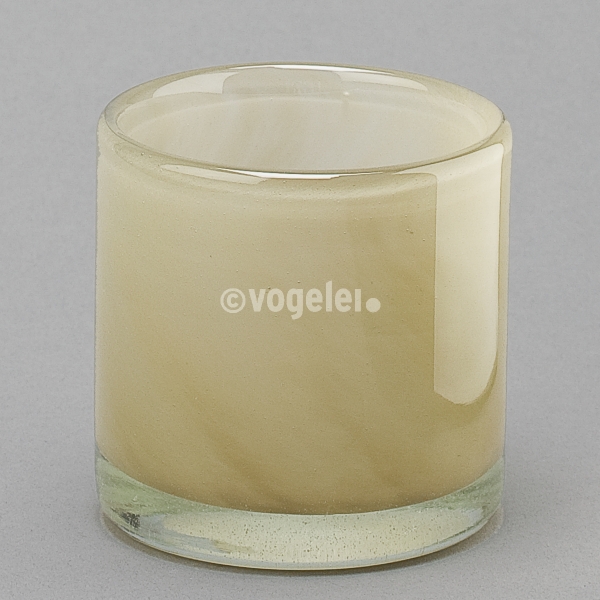 Teelichtglas Lounge, H 7 x D 7 cm, Champagner