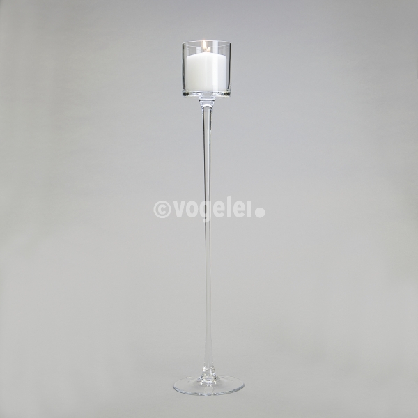 Stielglas Loft groß, H 70 cm, Klar