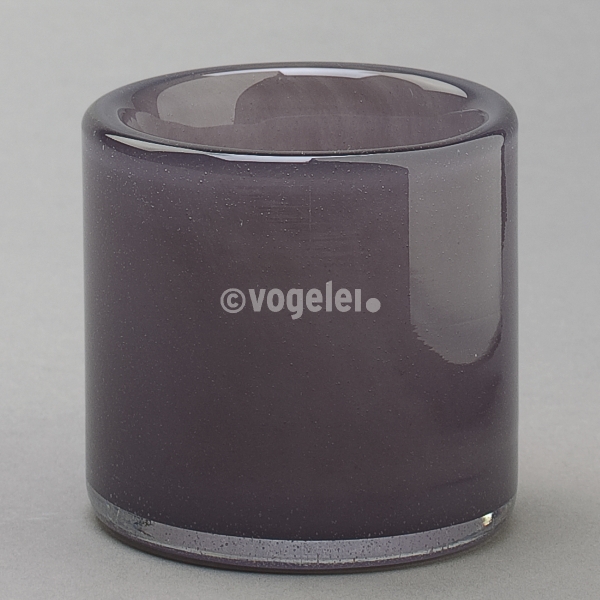 Teelichtglas Lounge, H 7 x D 7 cm, Flieder