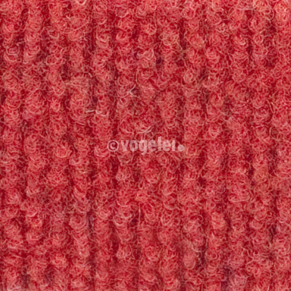 Teppichboden Rips B1, Zuschnitt, Rot