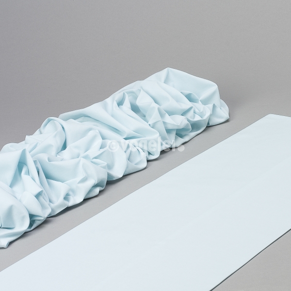 Tischdrapierung, FTCS, 300 x 30 cm, Pastellblau