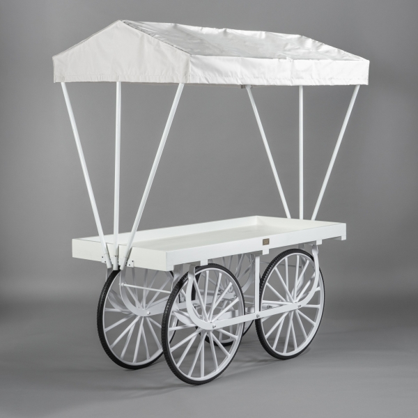 Marktwagen, H 205 x B 175 x T 104 cm, Weiss;