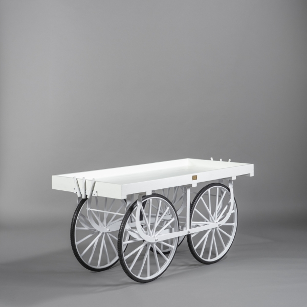 Preview: Marktwagen, H 205 x B 175 x T 104 cm, Weiss;