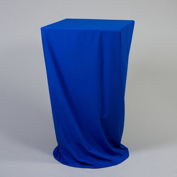 Husse Stehtisch quadratisch, 60,5 x 60,5 cm, Blau;