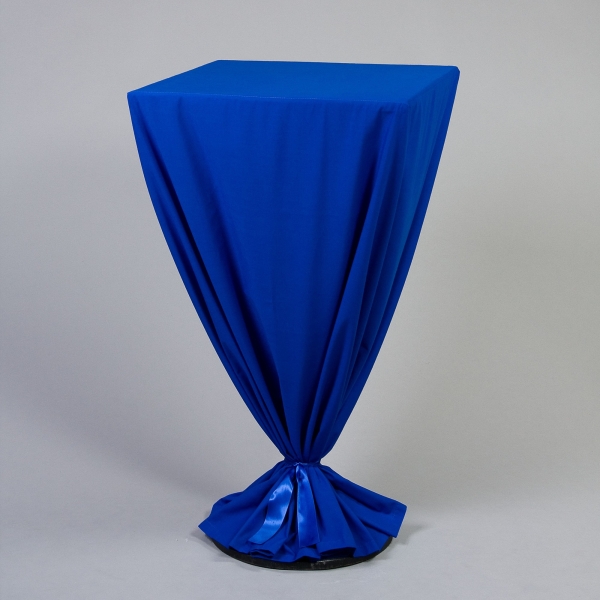 Husse Stehtisch quadratisch, 60,5 x 60,5 cm, Blau;